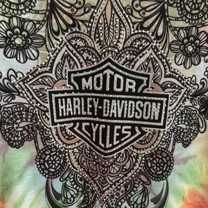 Harley-Davidson Multicolor Mandala Tee